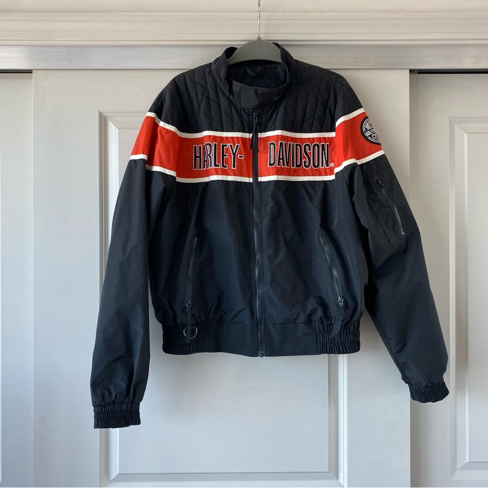 AUTHENTIC Harley Davidson light weight racing jacket, Size XL